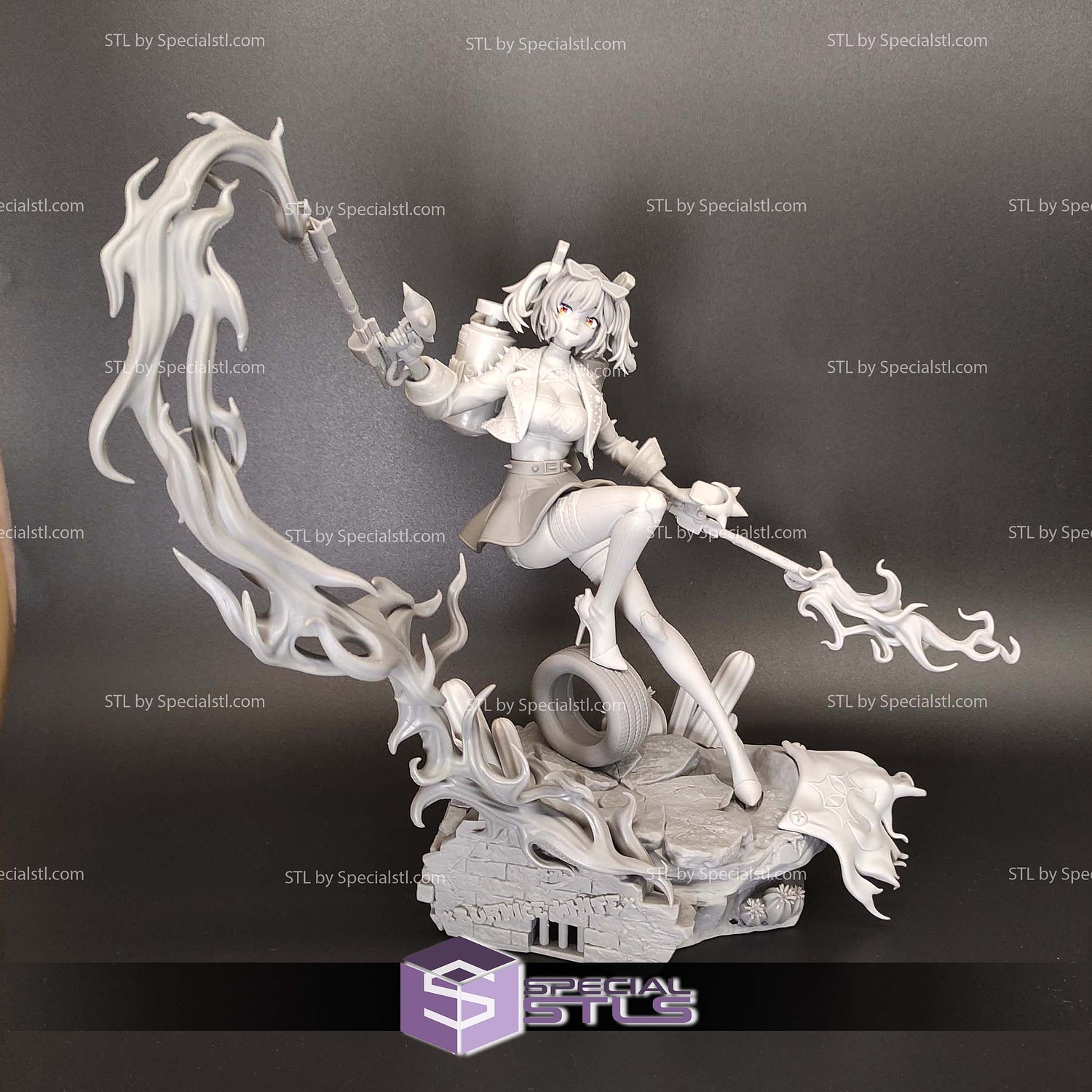 Burnice Zenless Zone Zero 3D Print Files STL Model — view 2