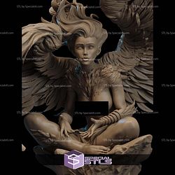 Sphinx Mythology Girl Alternative Fanart STL Files 3D Model