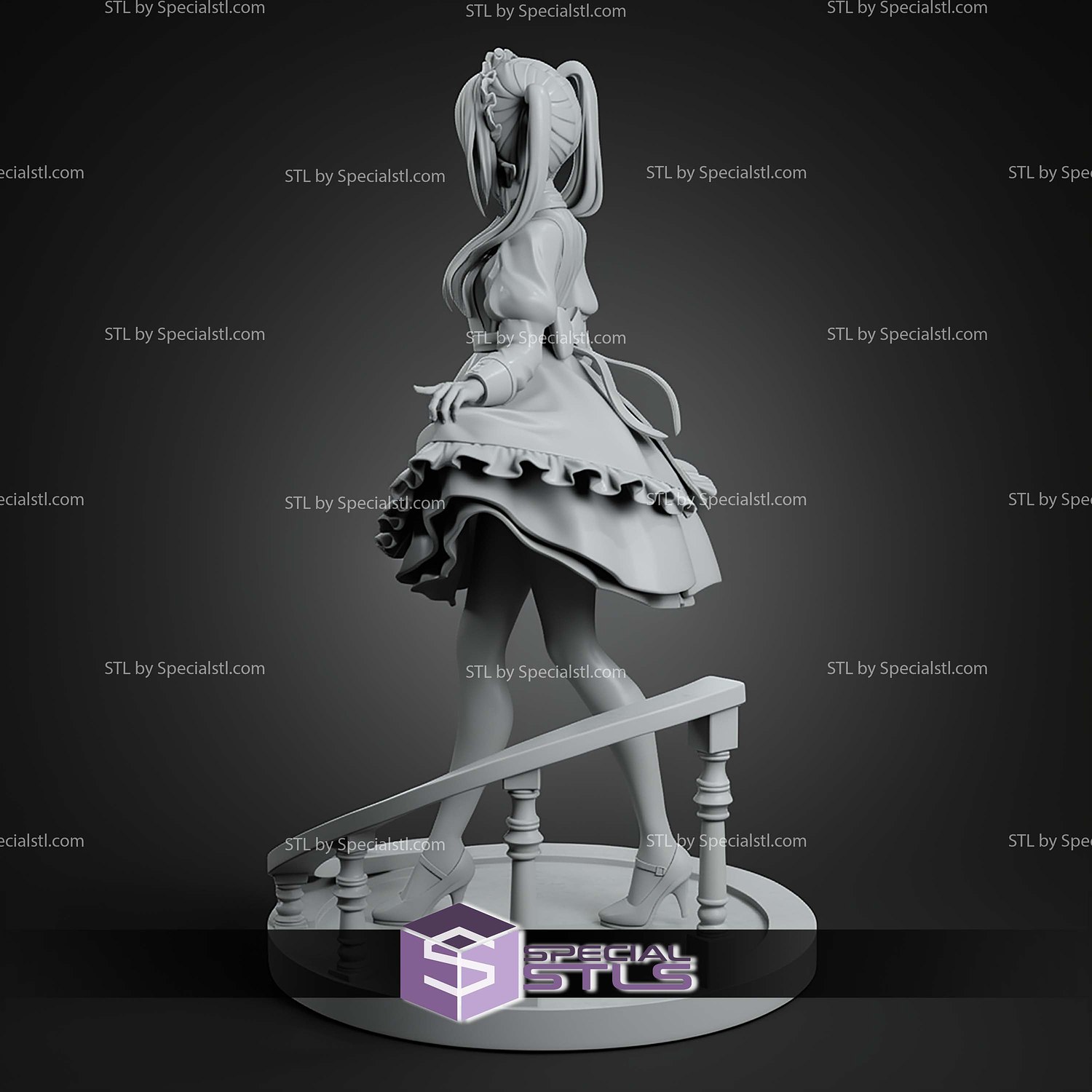 Frieren Maid 1 7 STL Files 3D Model — view 3