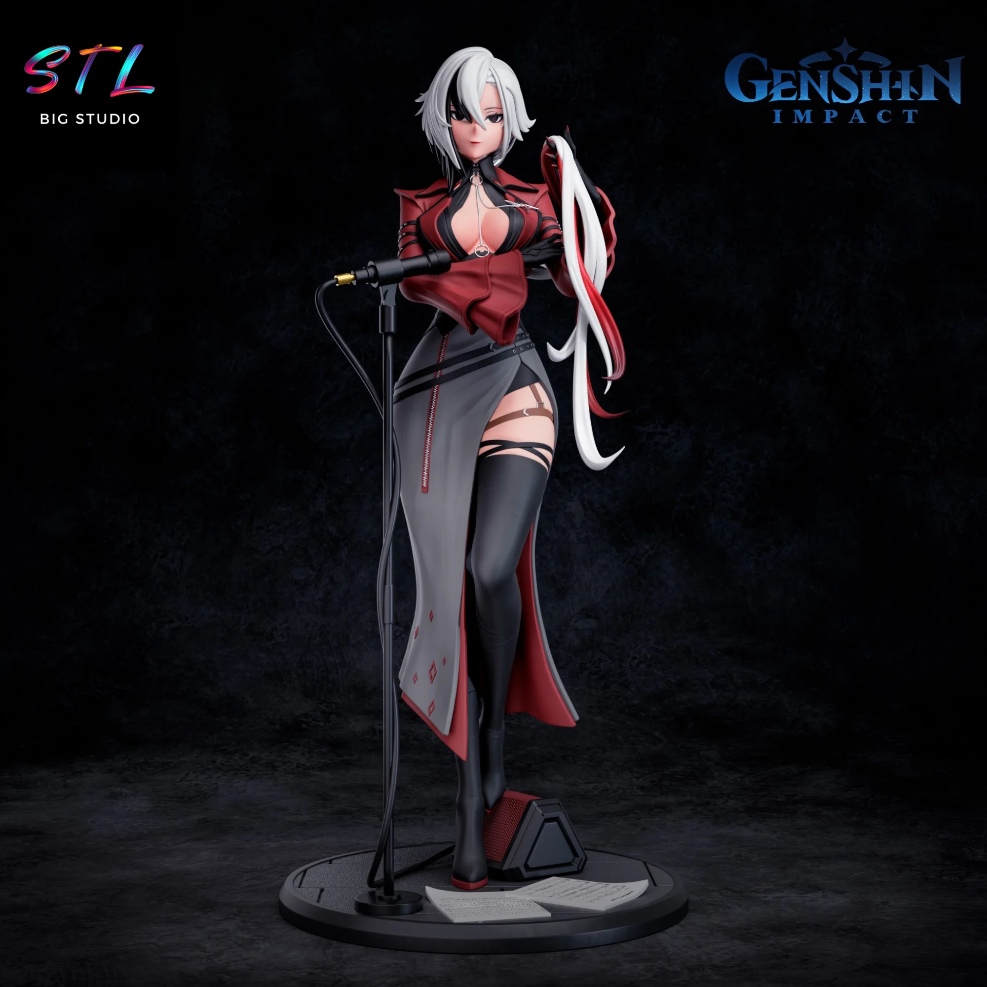 Arlecchino STL | Genshin Impact | 3D Printable Model Model — view 1