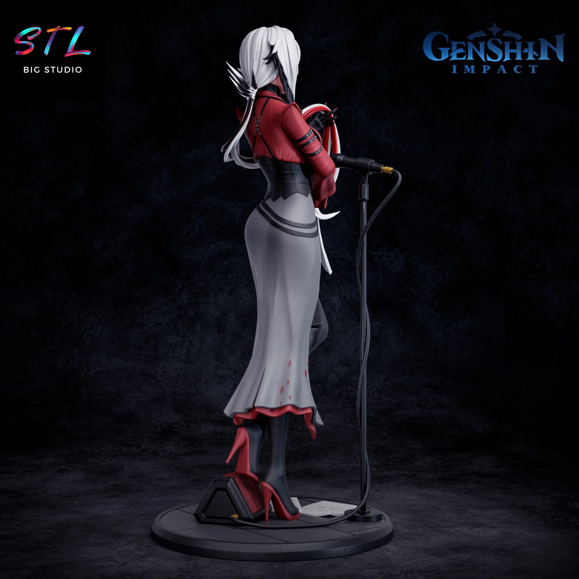 Arlecchino STL | Genshin Impact | 3D Printable Model Model — view 2