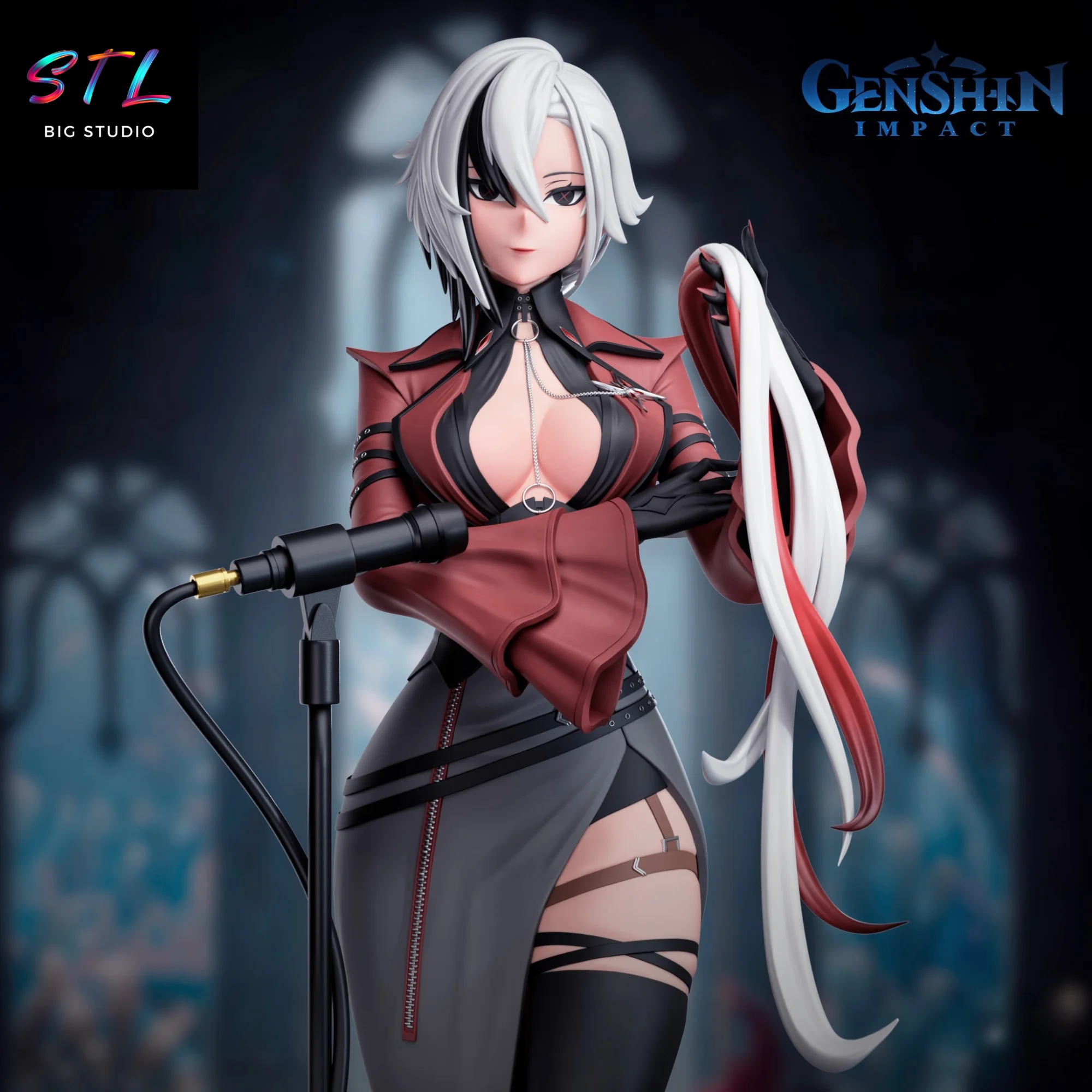 Arlecchino STL | Genshin Impact | 3D Printable Model Model — view 4