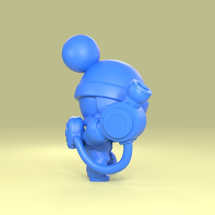 Gale Original - Brawl Stars 3D 3MF Model — view 4