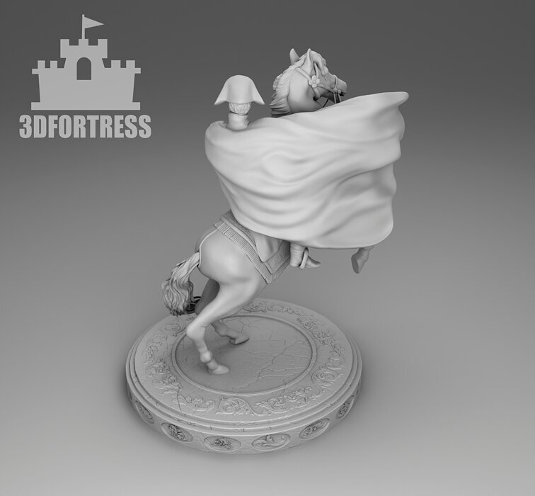 Napoleon 3D STL Model — view 2
