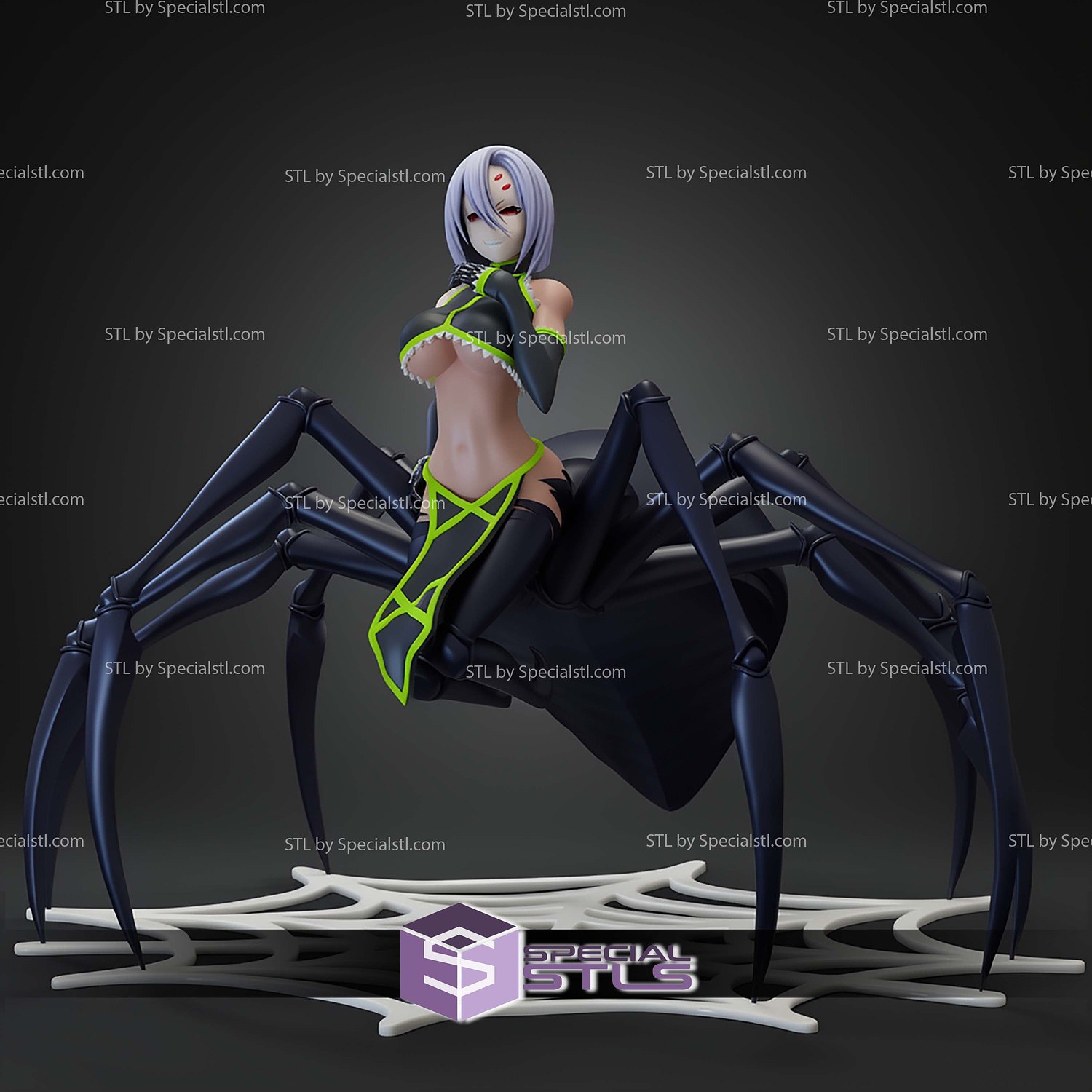 Rachnera Arachnera 208mm STL Files 3D Model — view 3