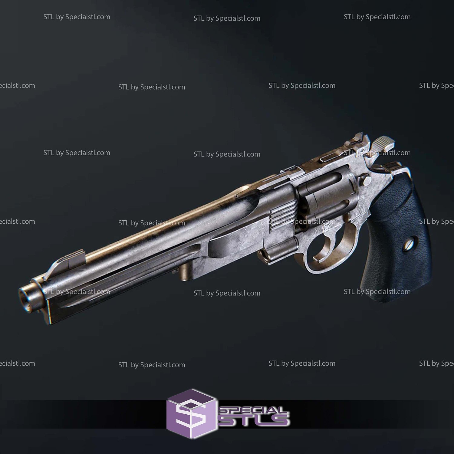 Cosplay STL Files Mandalorian Gunslinger Blaster 3D Model — view 5