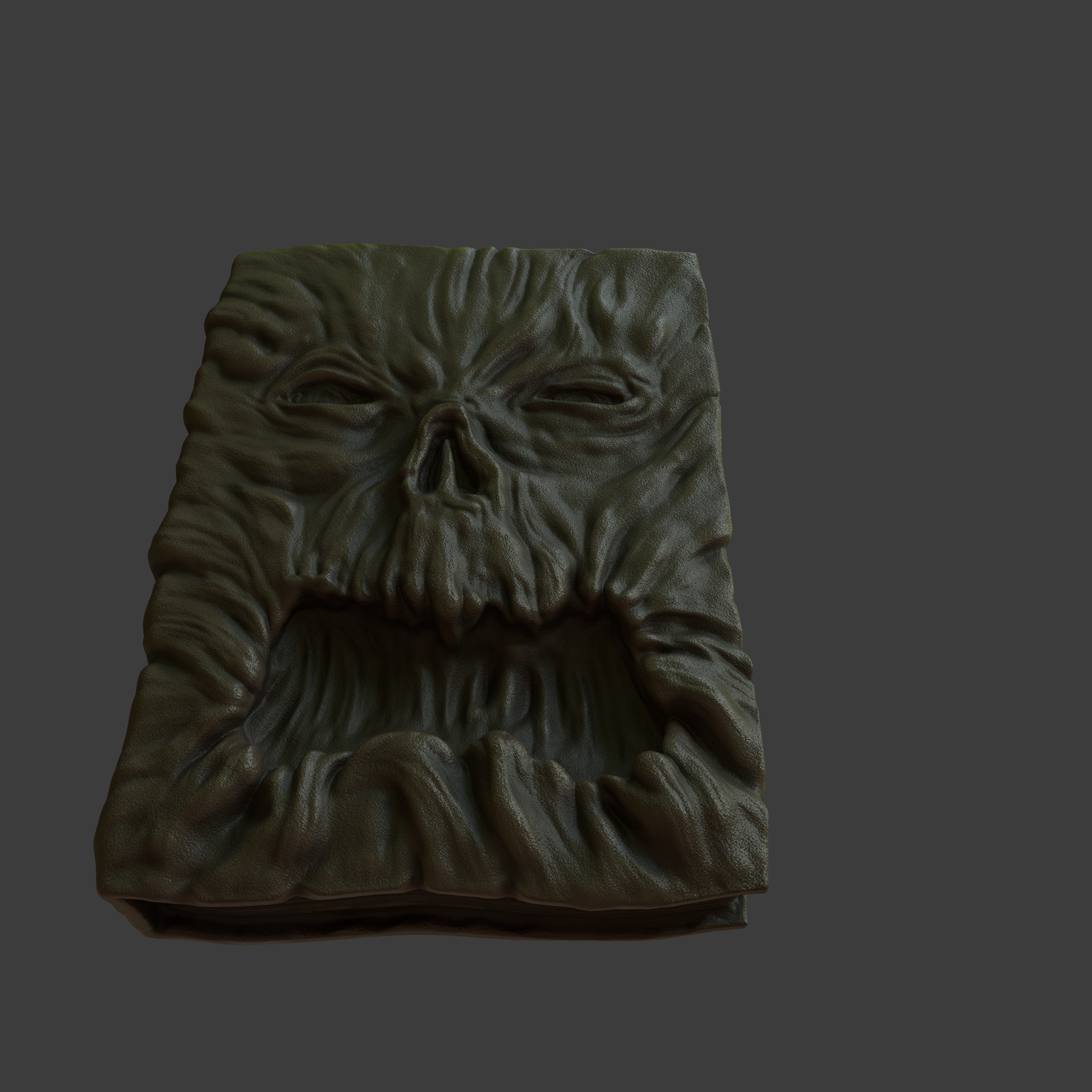 evil dead -necronomicon book 3D STL Model — view 4