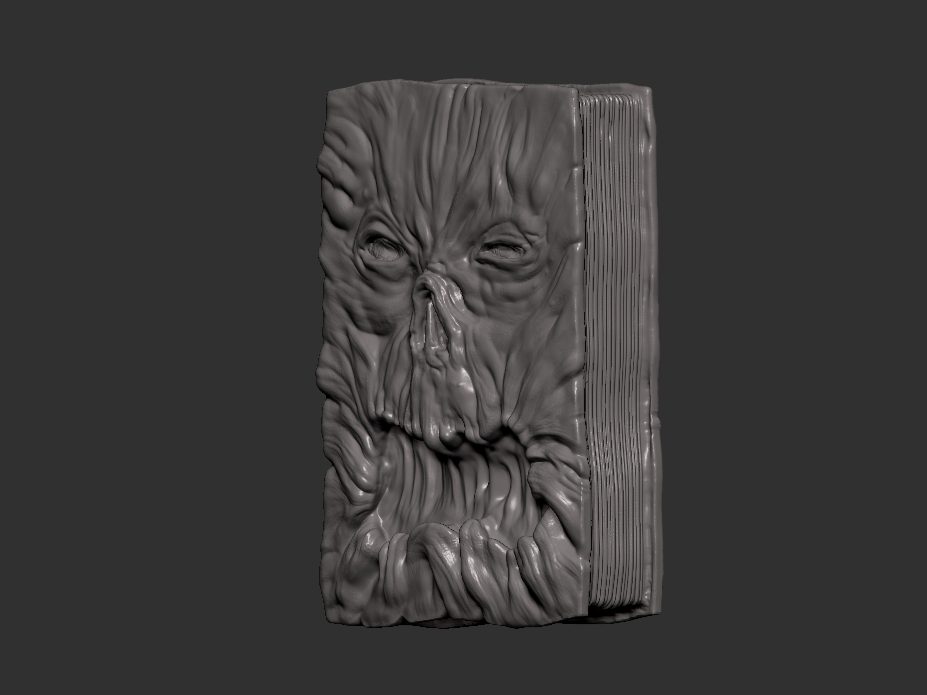 evil dead -necronomicon book 3D STL Model — view 6
