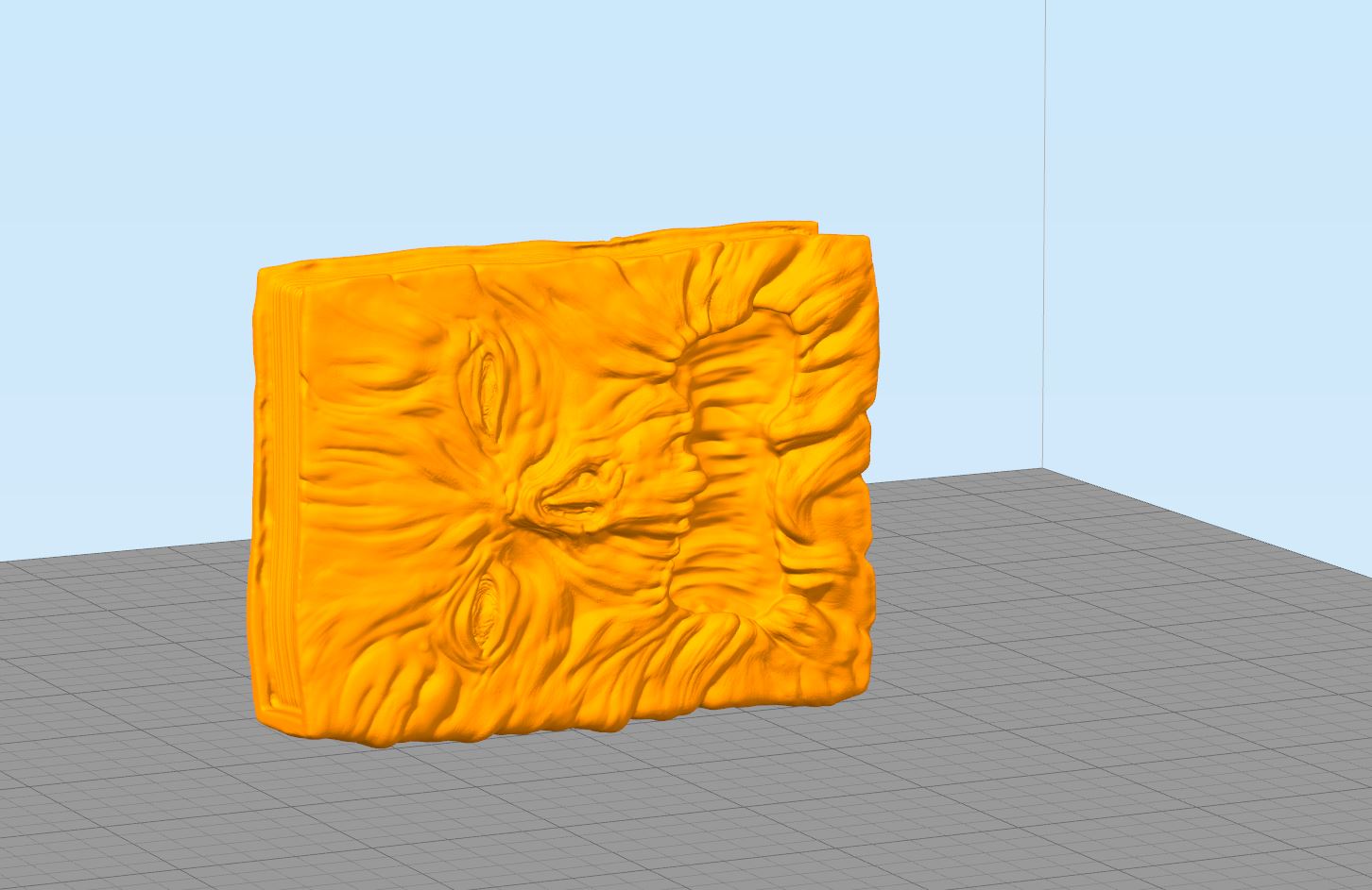 evil dead -necronomicon book 3D STL Model — view 8