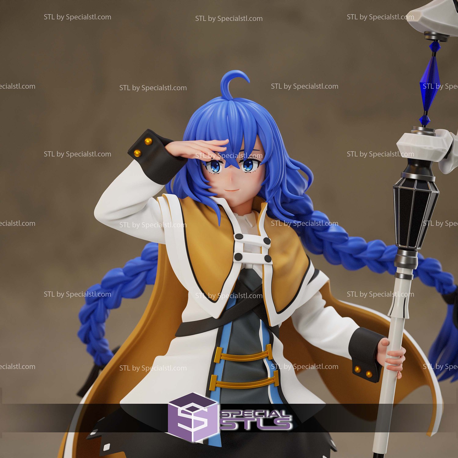 Roxy Standalone Mushoku Tensei 3D Printer Files STL Model — view 2