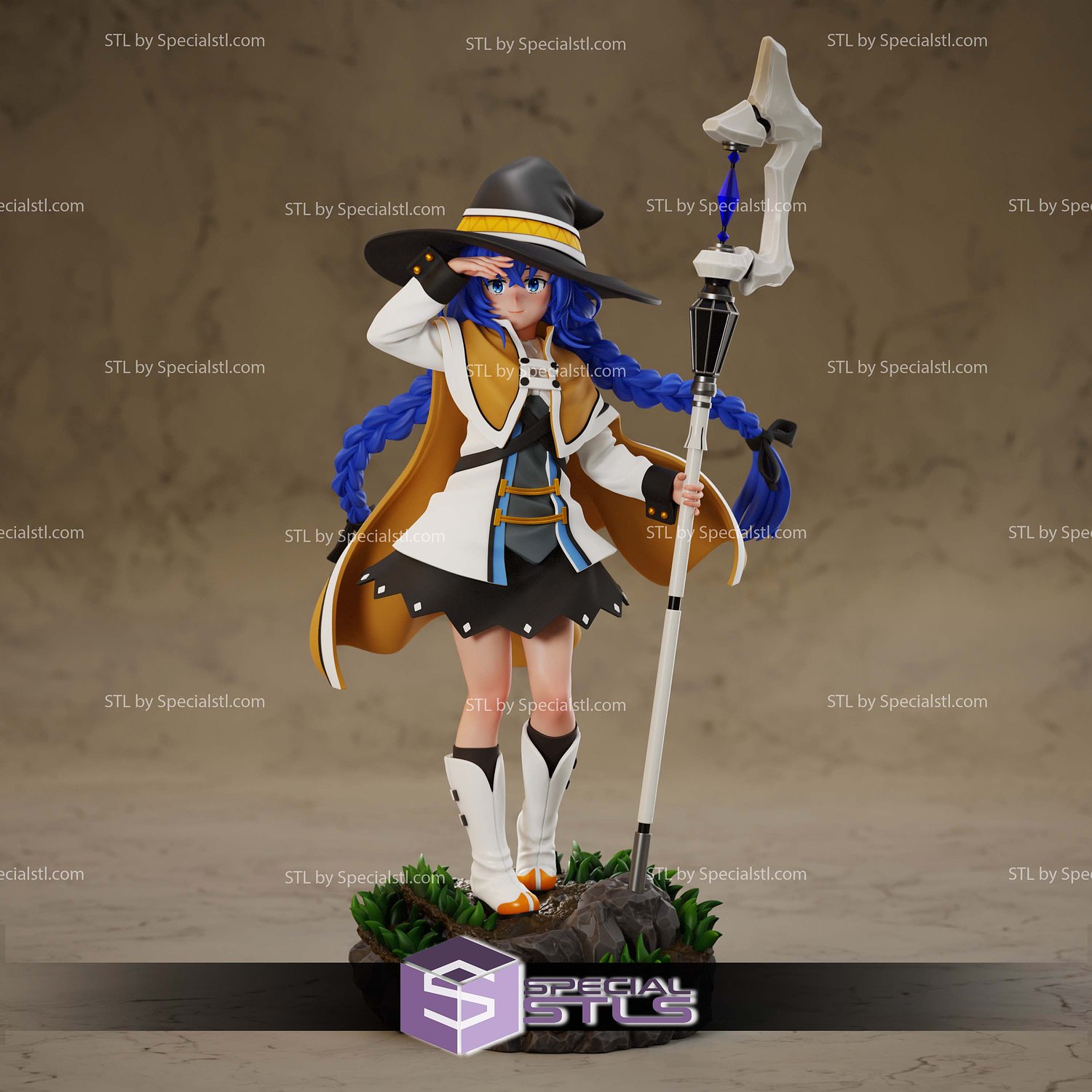 Roxy Standalone Mushoku Tensei 3D Printer Files STL Model — view 3