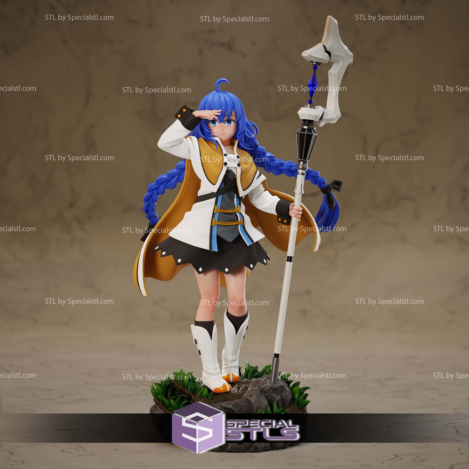 Roxy Standalone Mushoku Tensei 3D Printer Files STL Model — view 4