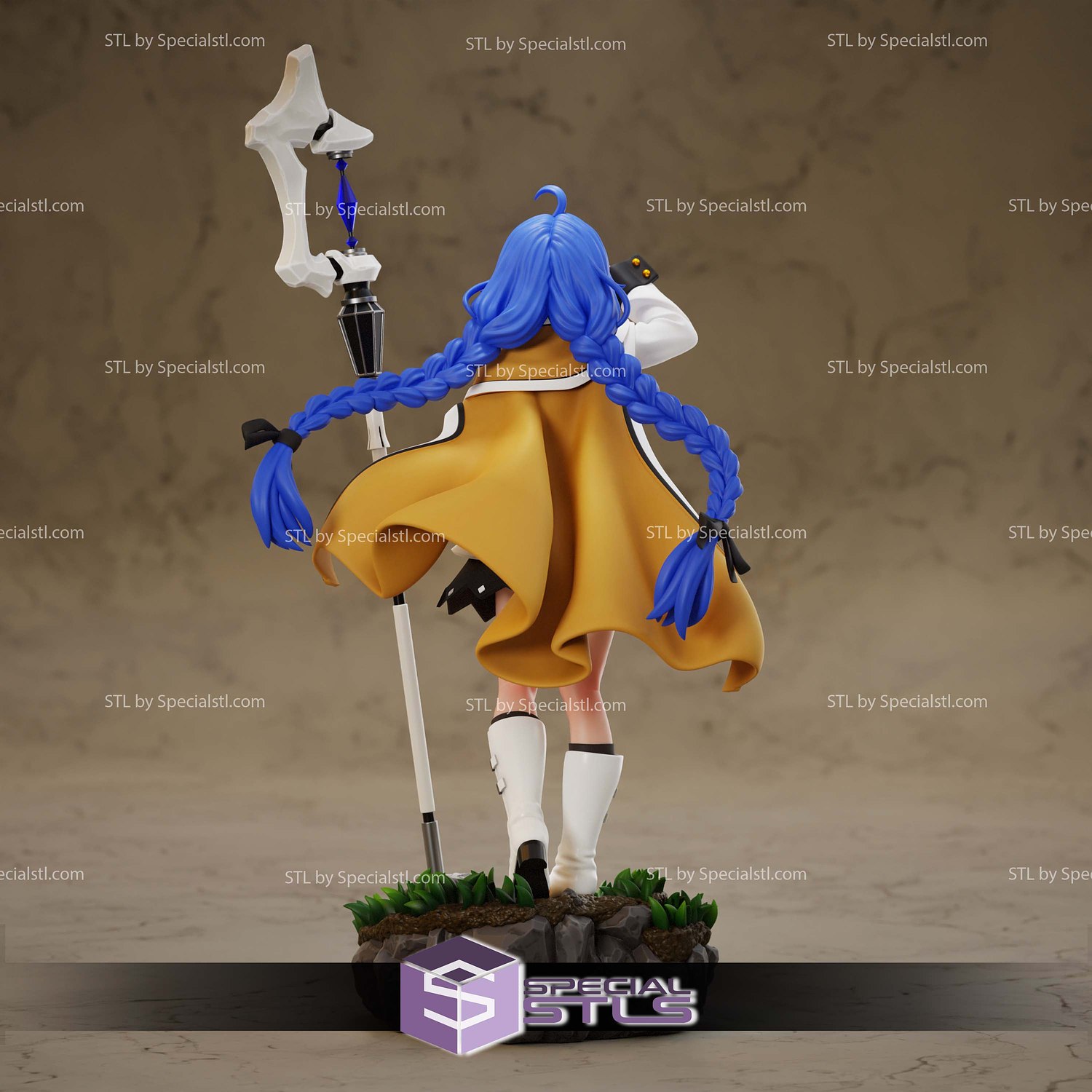 Roxy Standalone Mushoku Tensei 3D Printer Files STL Model — view 6