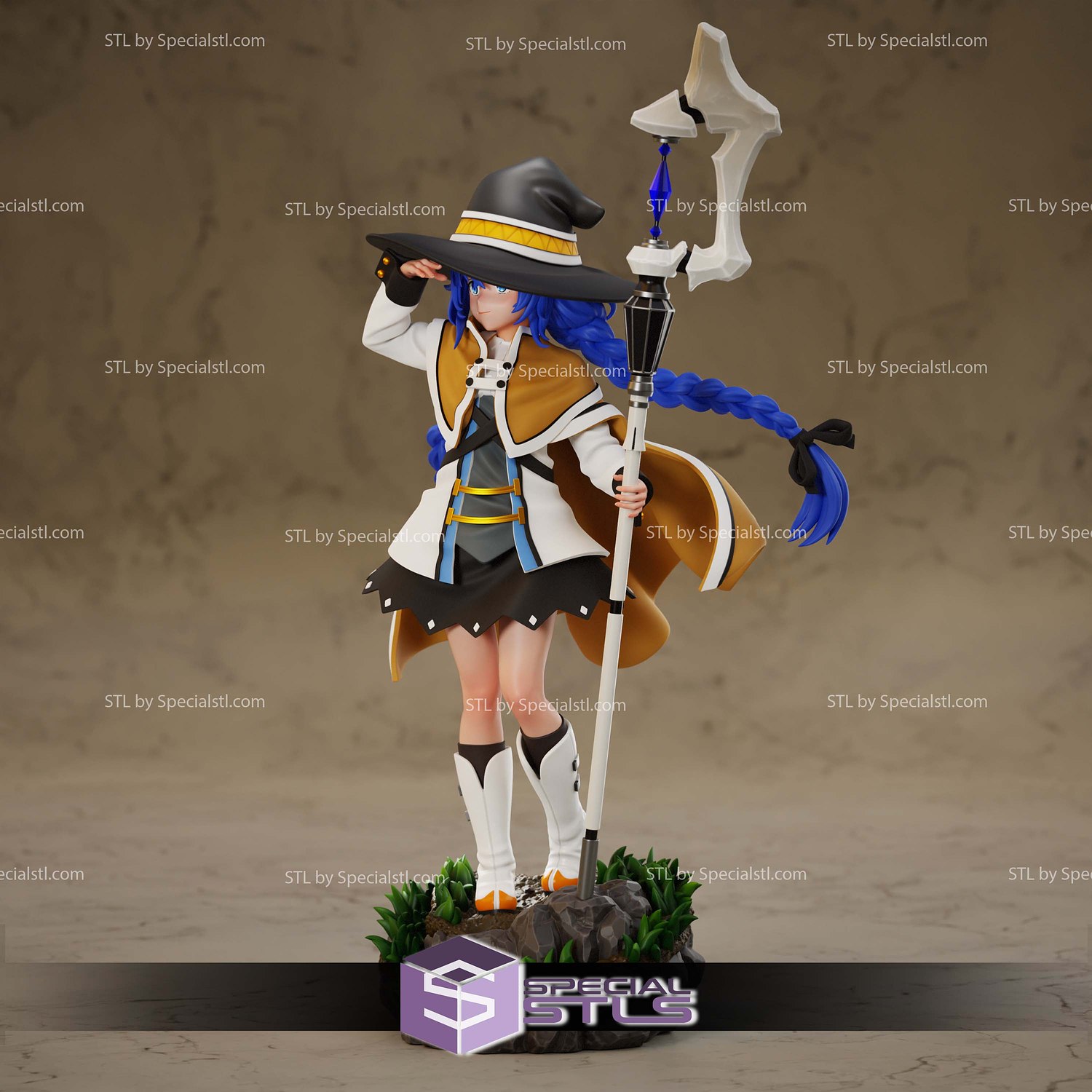 Roxy Standalone Mushoku Tensei 3D Printer Files STL Model — view 7