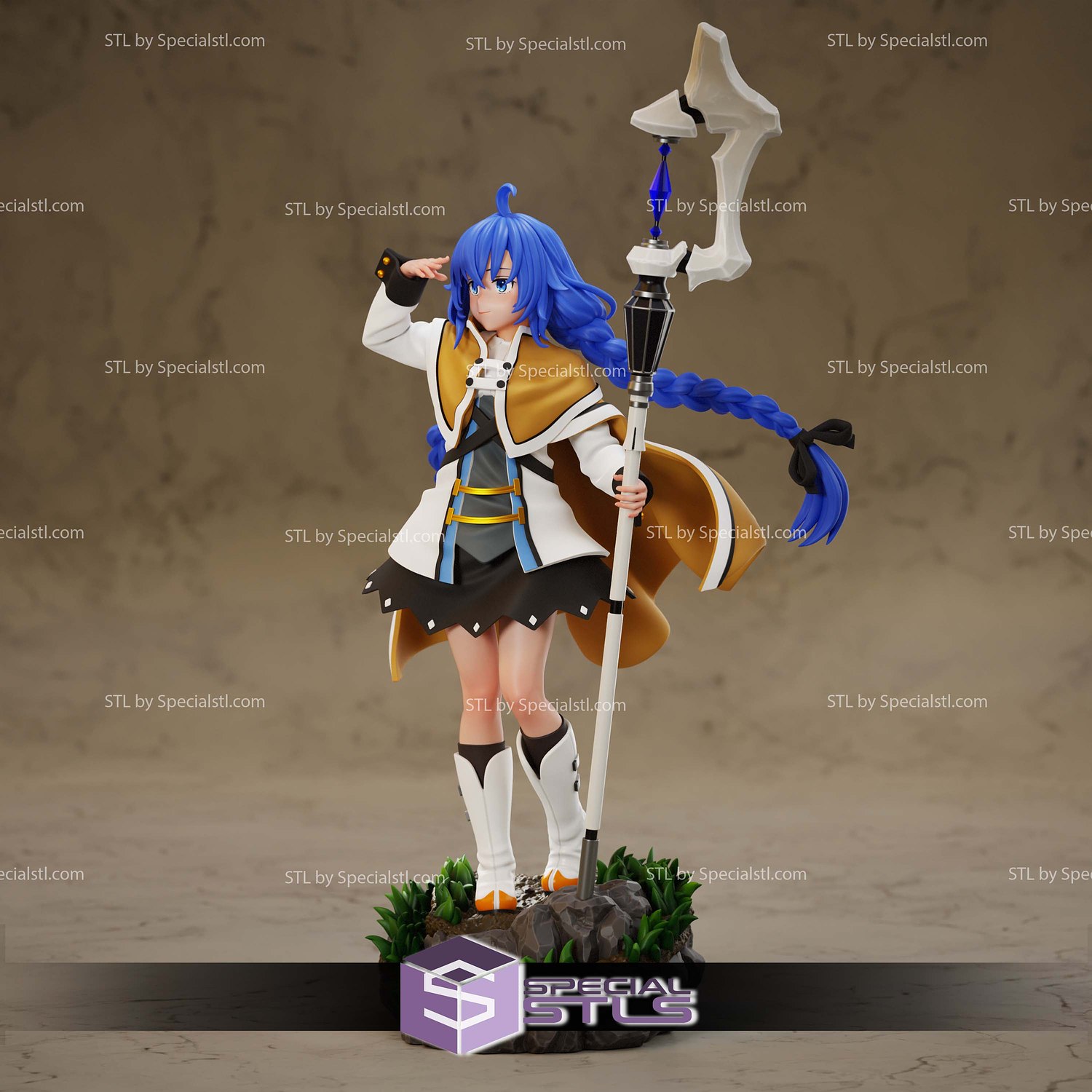 Roxy Standalone Mushoku Tensei 3D Printer Files STL Model — view 8