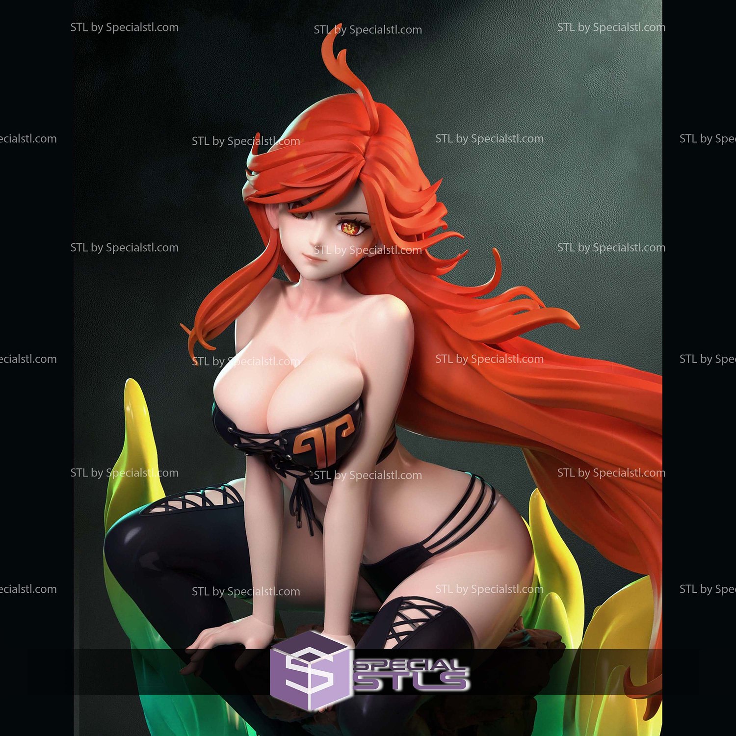 Mavuika Genshin Impact V3 Beach Outfit 3D Printer Files STL Model — view 2