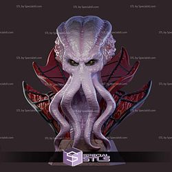 Simple STL Collection Mind Flayer Bust 3D Model