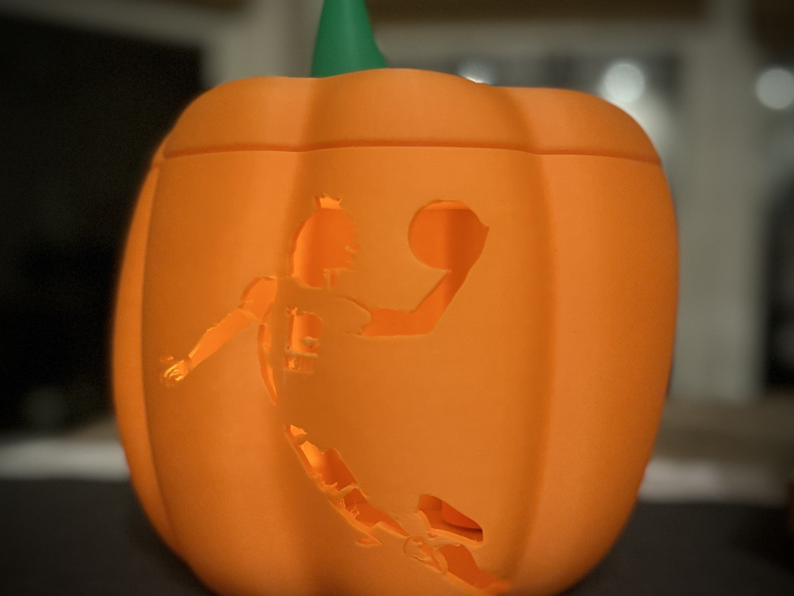 JUMP-KIN! Ja Morant Pumpkin Dunk Memphis Grizzlies 3D STL Model