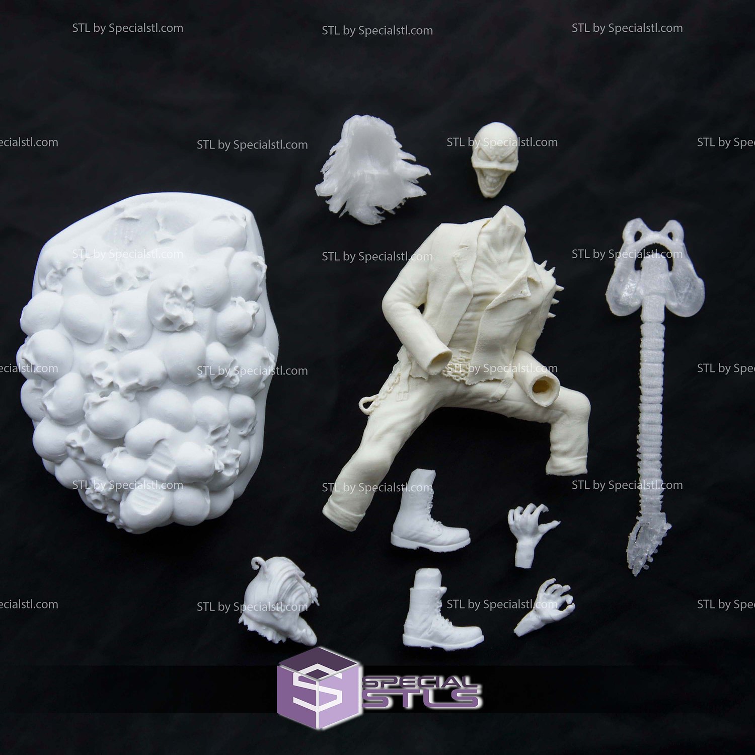 Eddie the Head Iron Maiden 3D Print Files STL Model — view 2