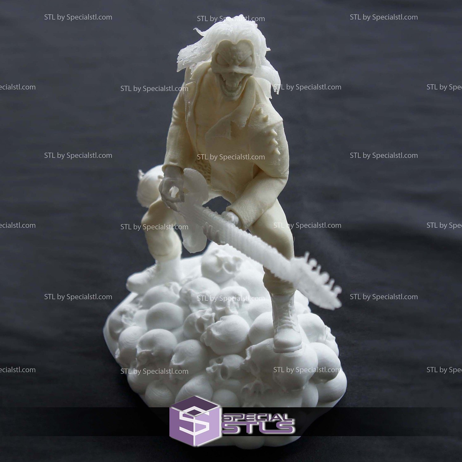 Eddie the Head Iron Maiden 3D Print Files STL Model — view 4