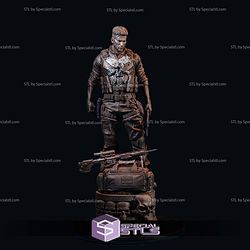 The Punisher and Axe 3D Printer Files STL Model