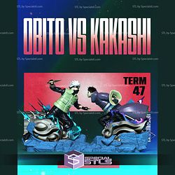 Obito vs Kakashi Battle 3D Printer Files STL Model