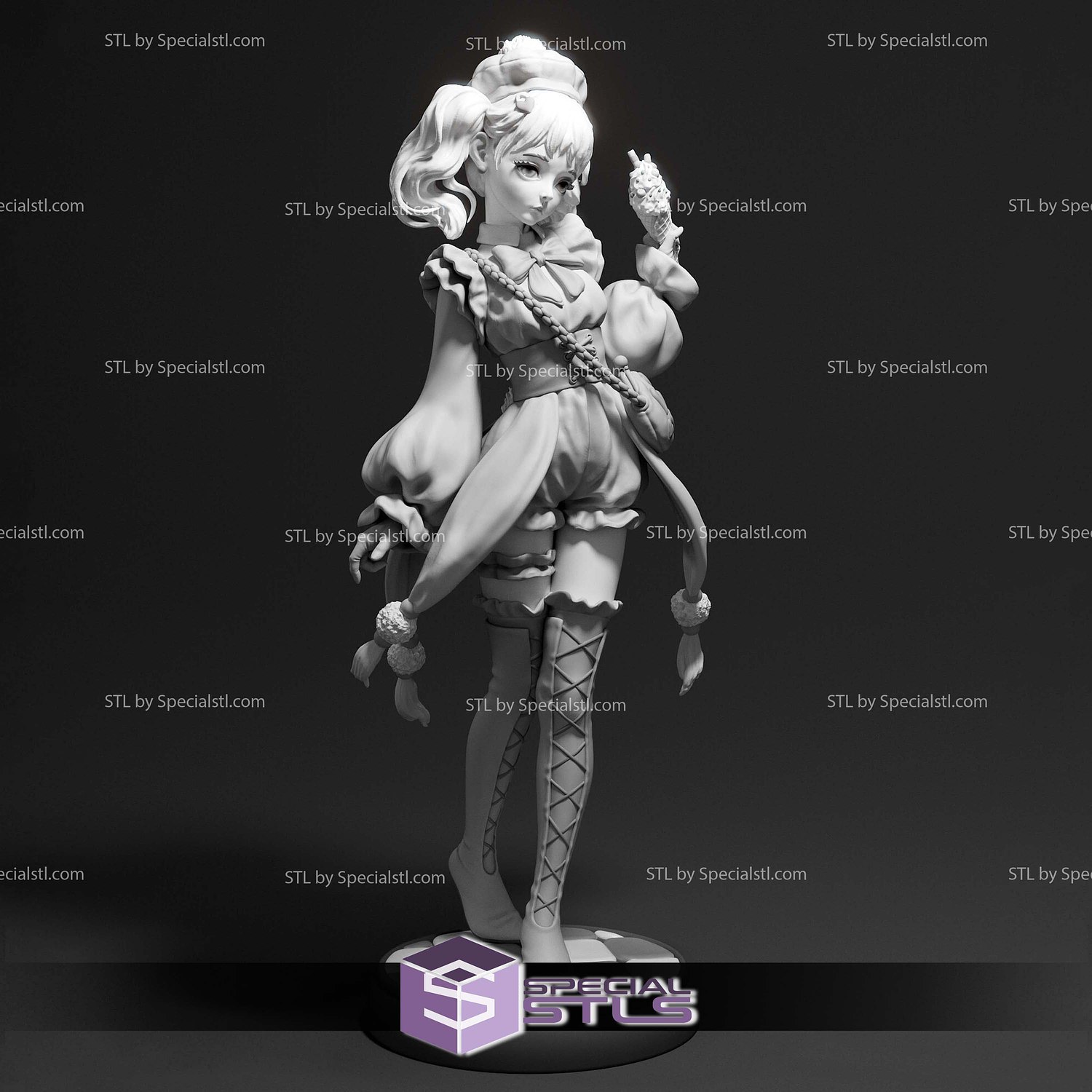 Sadness Cutie 3D Print Files STL Model — view 2