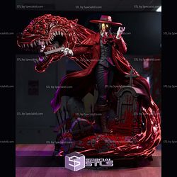 Alucard Blood Smile Hellsing STL Printer Files 3D Model