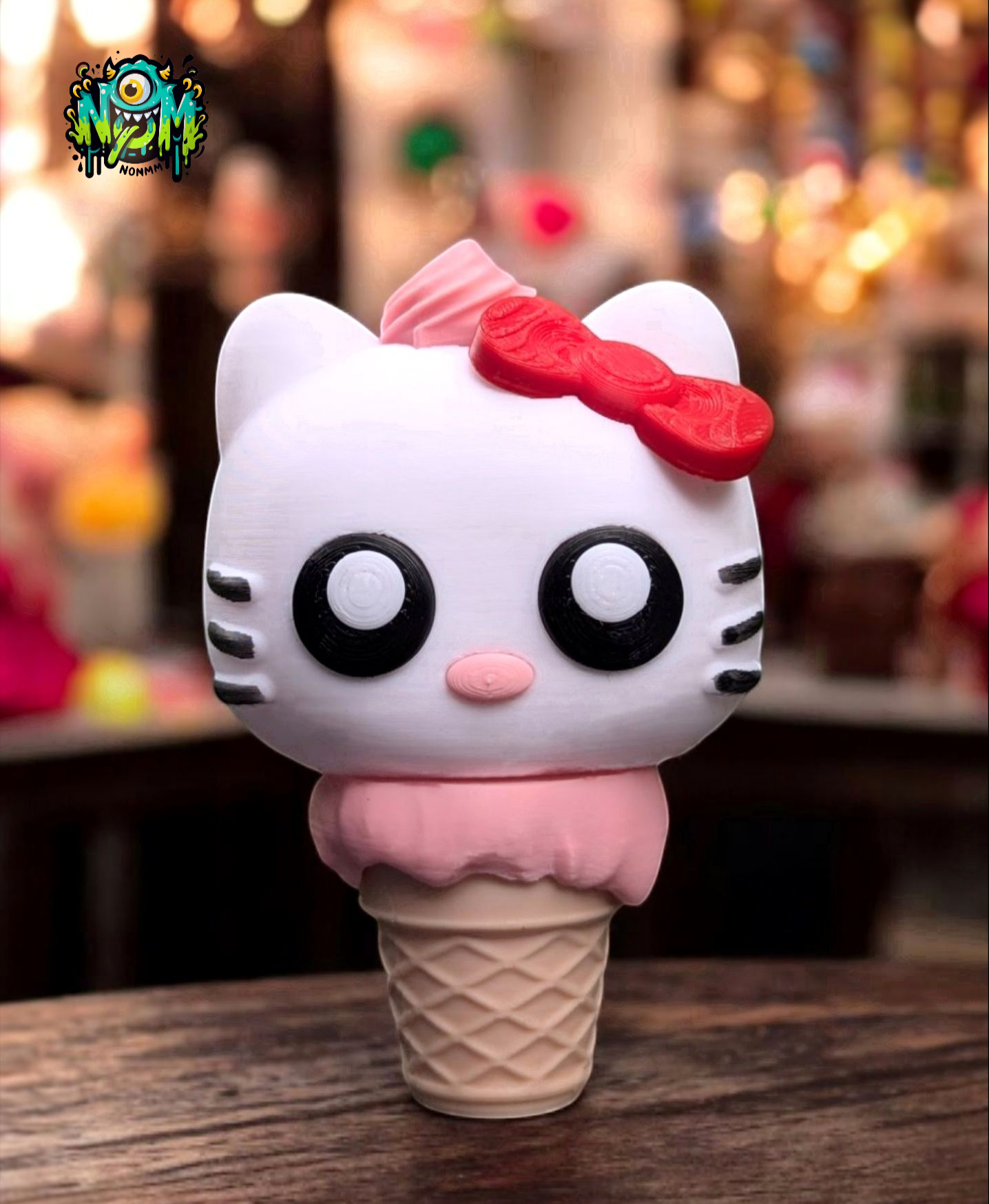 Hello Icecream Kitty 3D STL Model