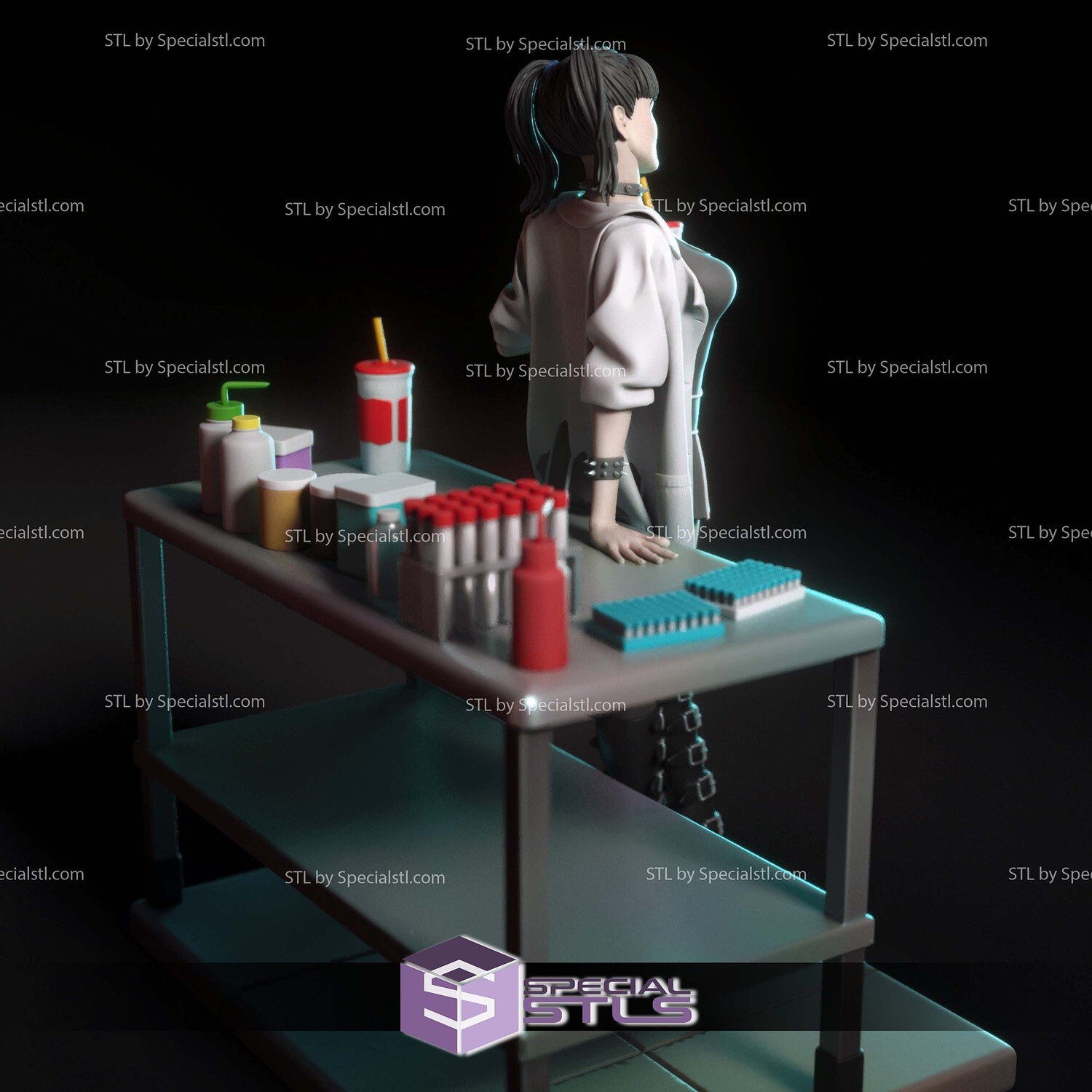 Abby Sciuto NCIS 3D Printer Files STL Model — view 3