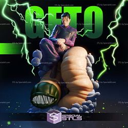 Suguru Geto Sitting Sculptures 3D Printing STL Model