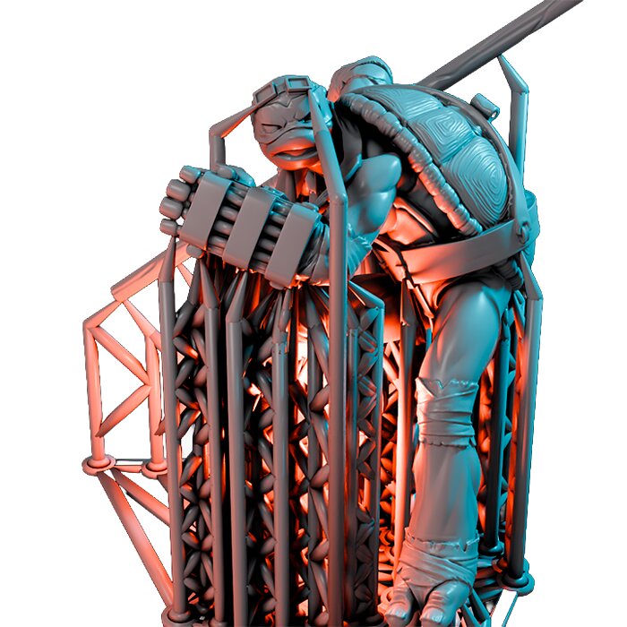 Techshellgenius X - Detailed Tabletop Figurine 3D STL Model — view 3