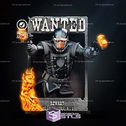 Star Lord Comic Version Poster Bust 3D Printing Models STL Model — view 1