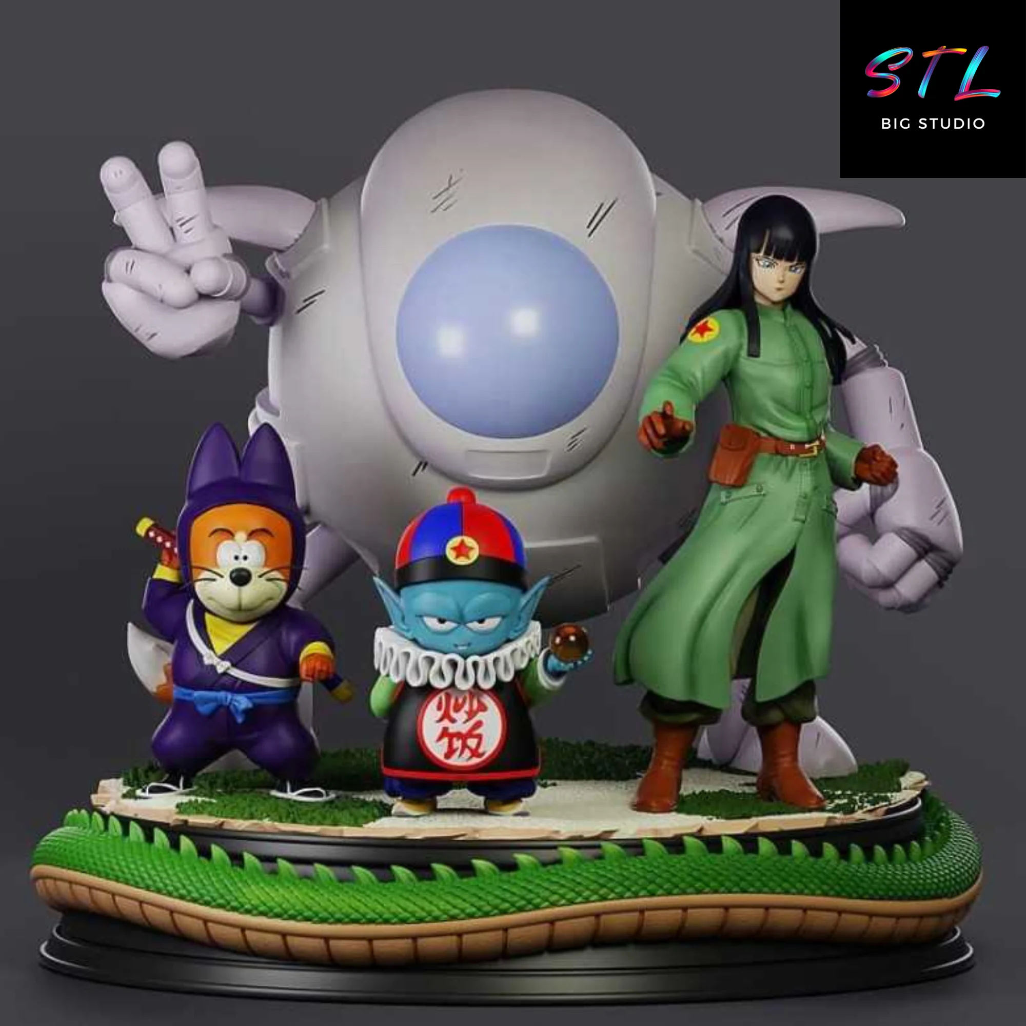 Pilaf Gang Diorama STL | Dragon Ball | 3D Printable Model Model