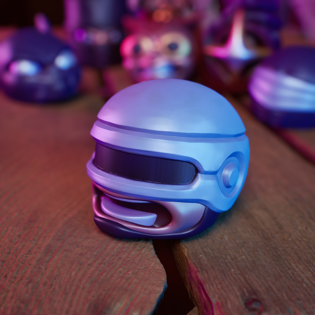 Li'l Robocop - #MASKtober - 80s Action Film Fanart Collectible 3D 3MF Model