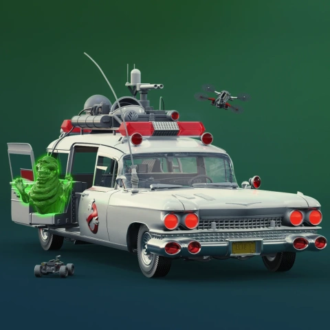 Ecto-1 Frozen Empire 3D Printing Model | Assembly STL Model
