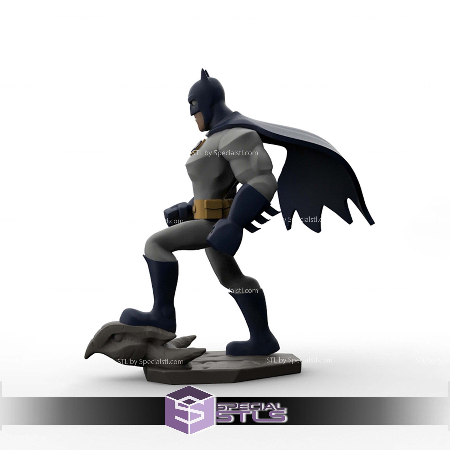 Disney Infinity Style STL Collection - Batman 3D Model — view 2
