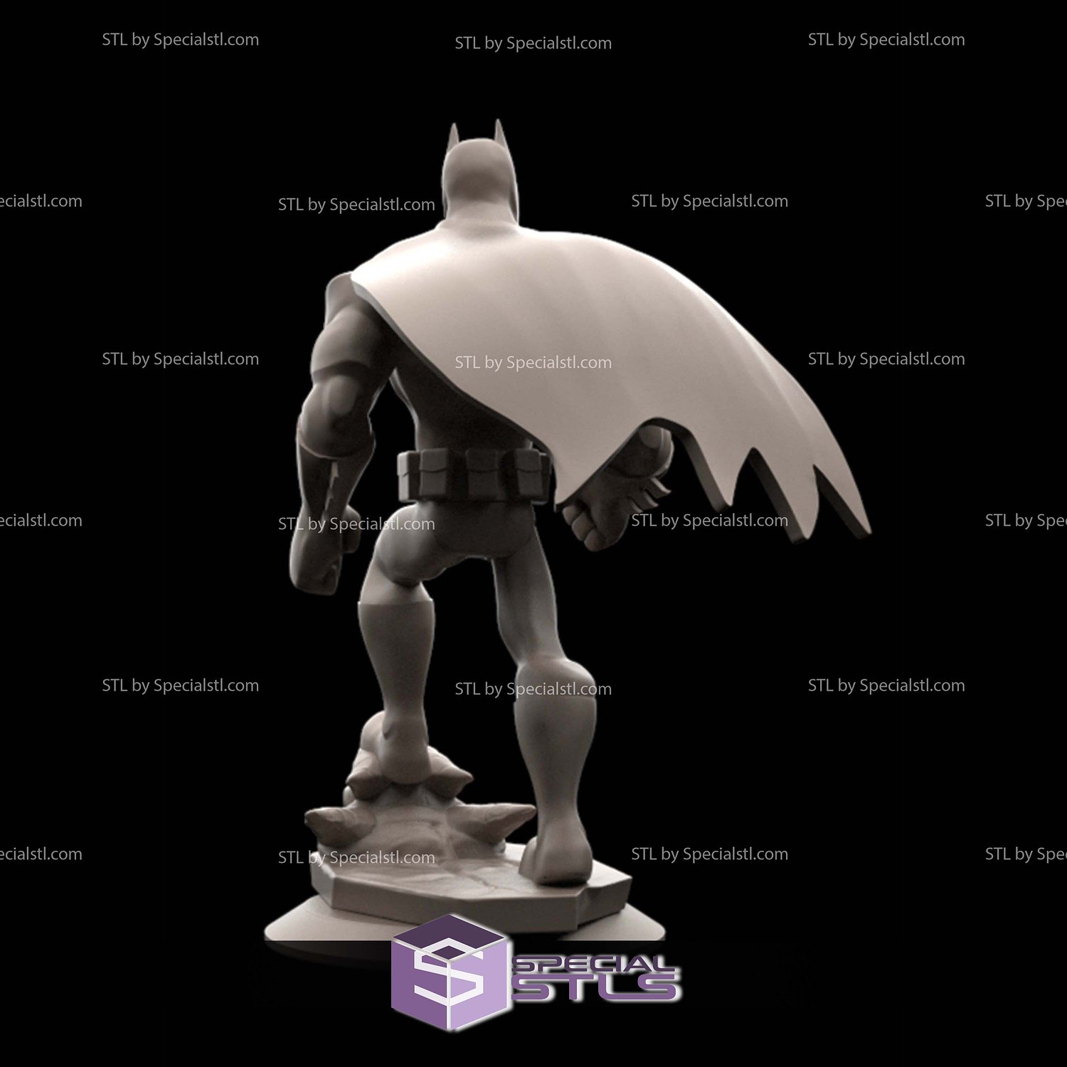 Disney Infinity Style STL Collection - Batman 3D Model — view 5