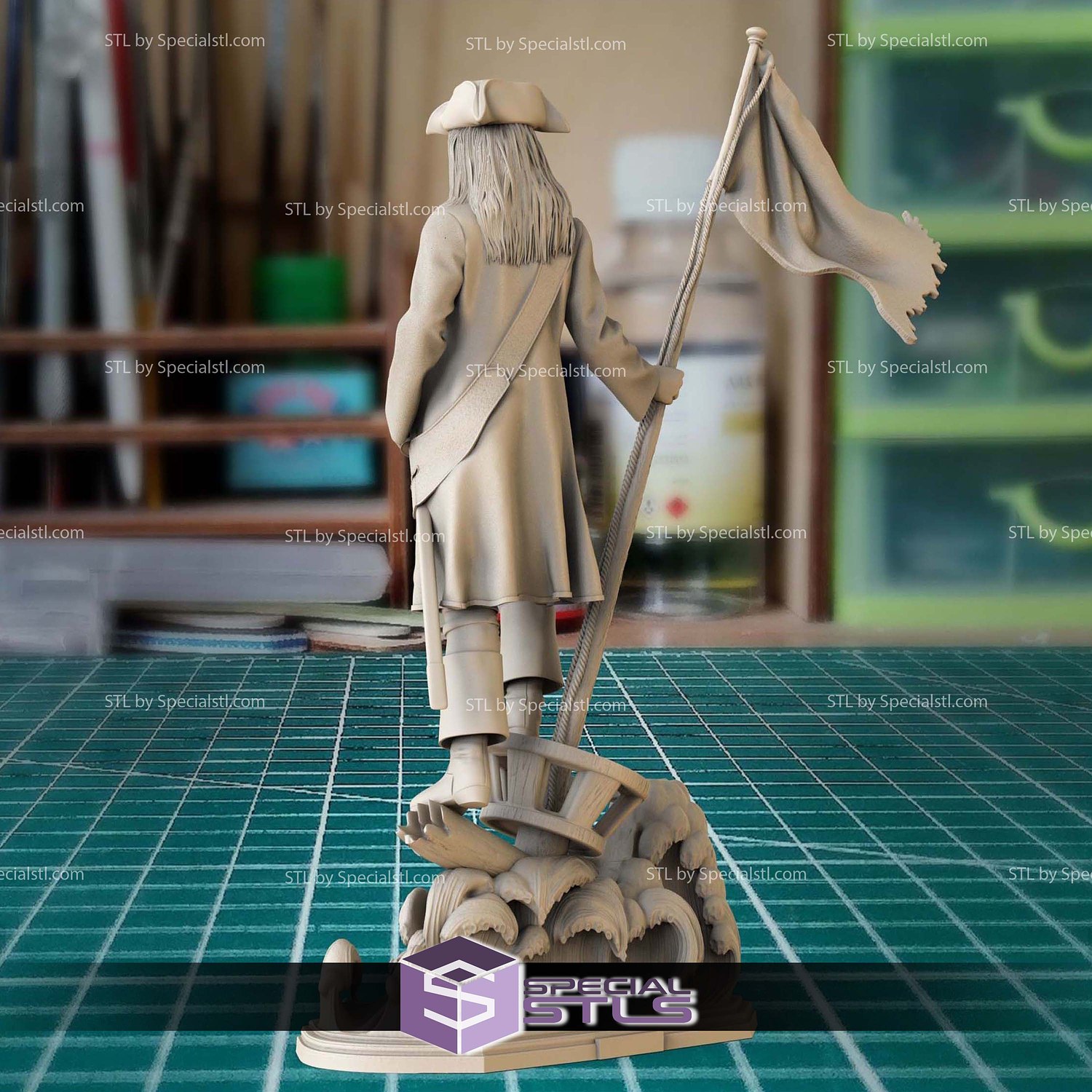 Elizabeth Swann 3D Printer Files STL Model — view 2