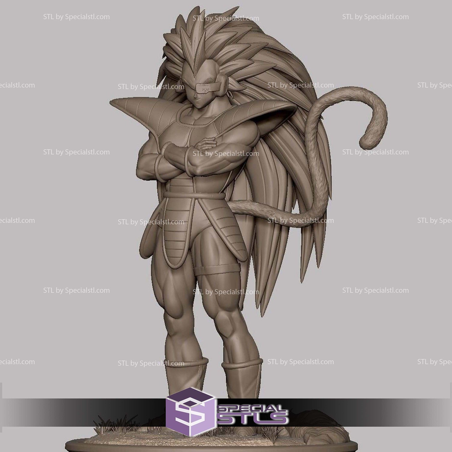 Raditz Standalone New Version Digital STL Files 3D Model — view 2