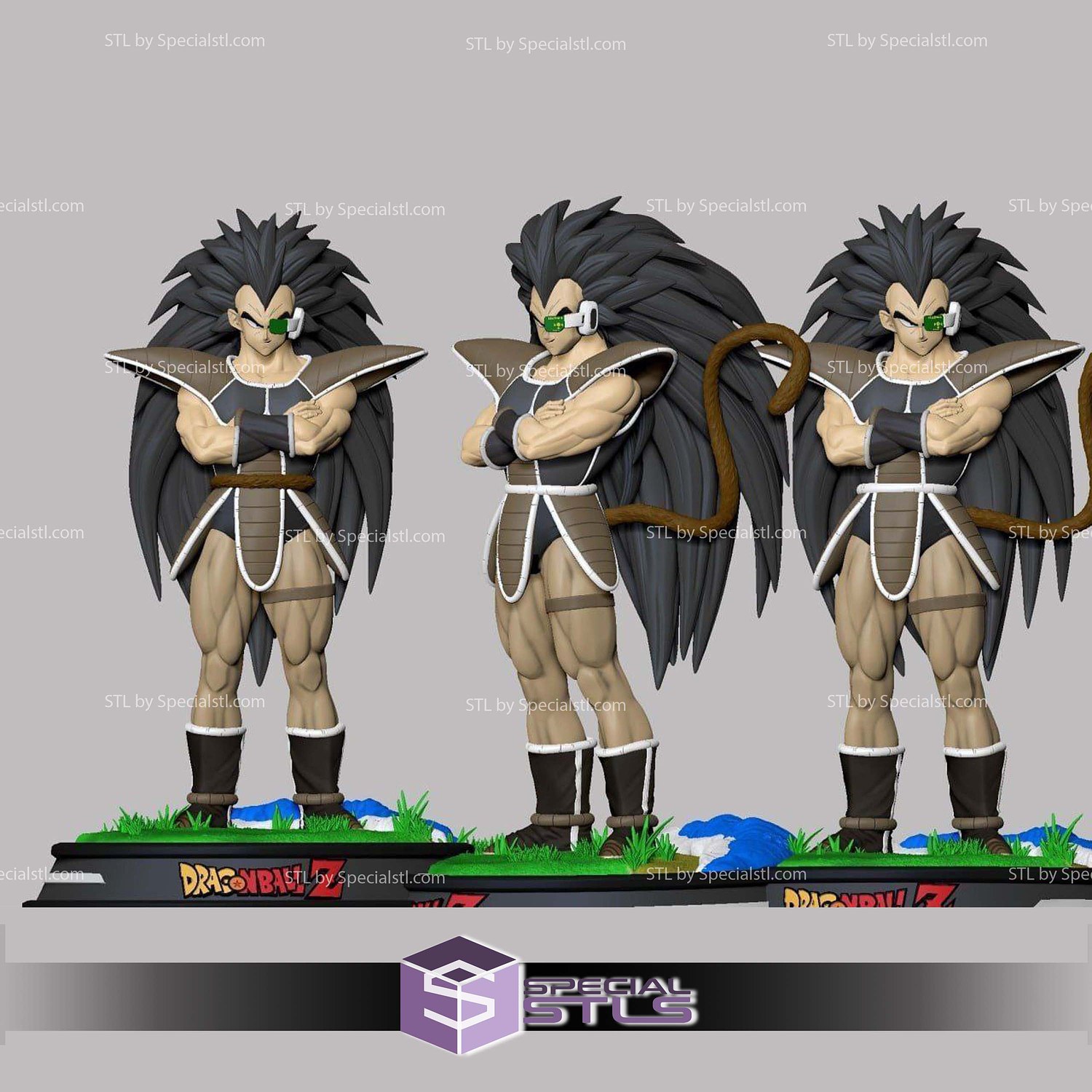 Raditz Standalone New Version Digital STL Files 3D Model — view 3