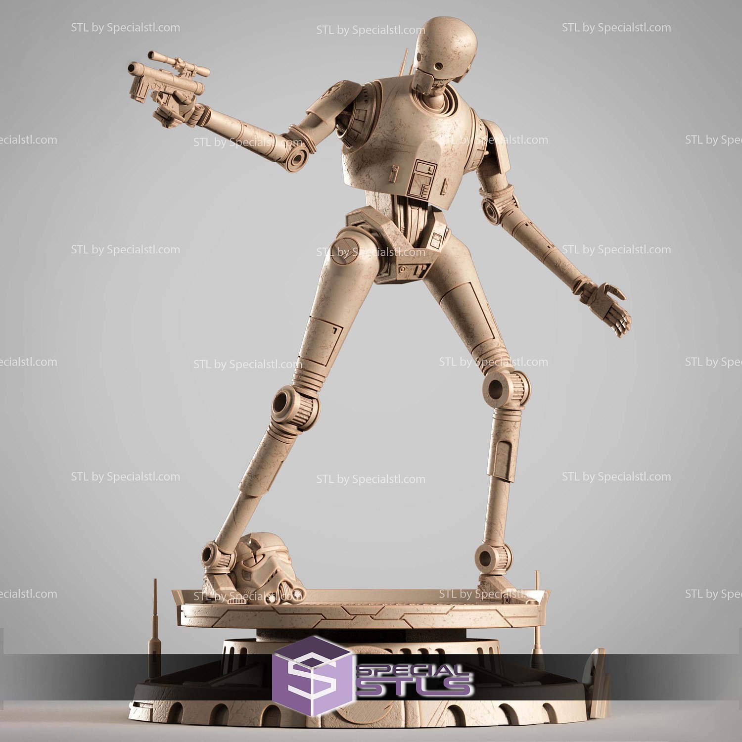 K-2SO Control 3D Printer Files STL Model — view 2
