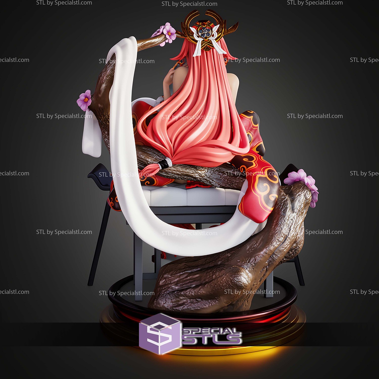 Yae Miko Genshin Impact 250mm STL Files 3D Model — view 4
