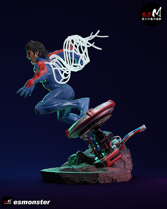 Spider Man 2099 Miguel Ohara 3D STL Model — view 4