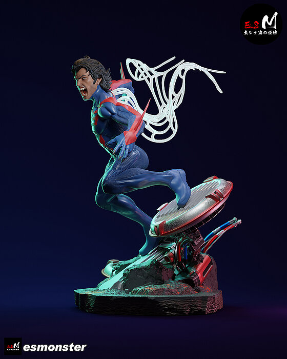 Spider Man 2099 Miguel Ohara 3D STL Model — view 5