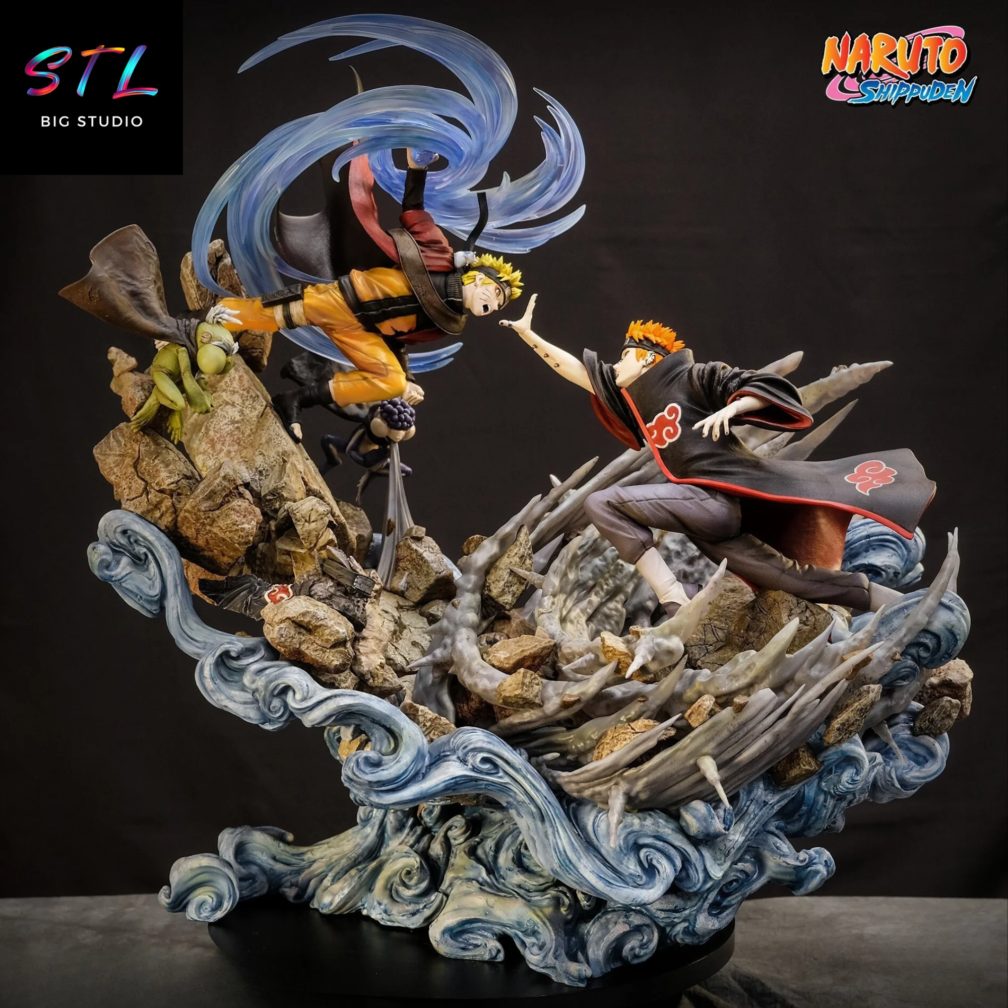 Naruto vs Pain Diorama STL | Epic Battle | 3D Printable Model Model