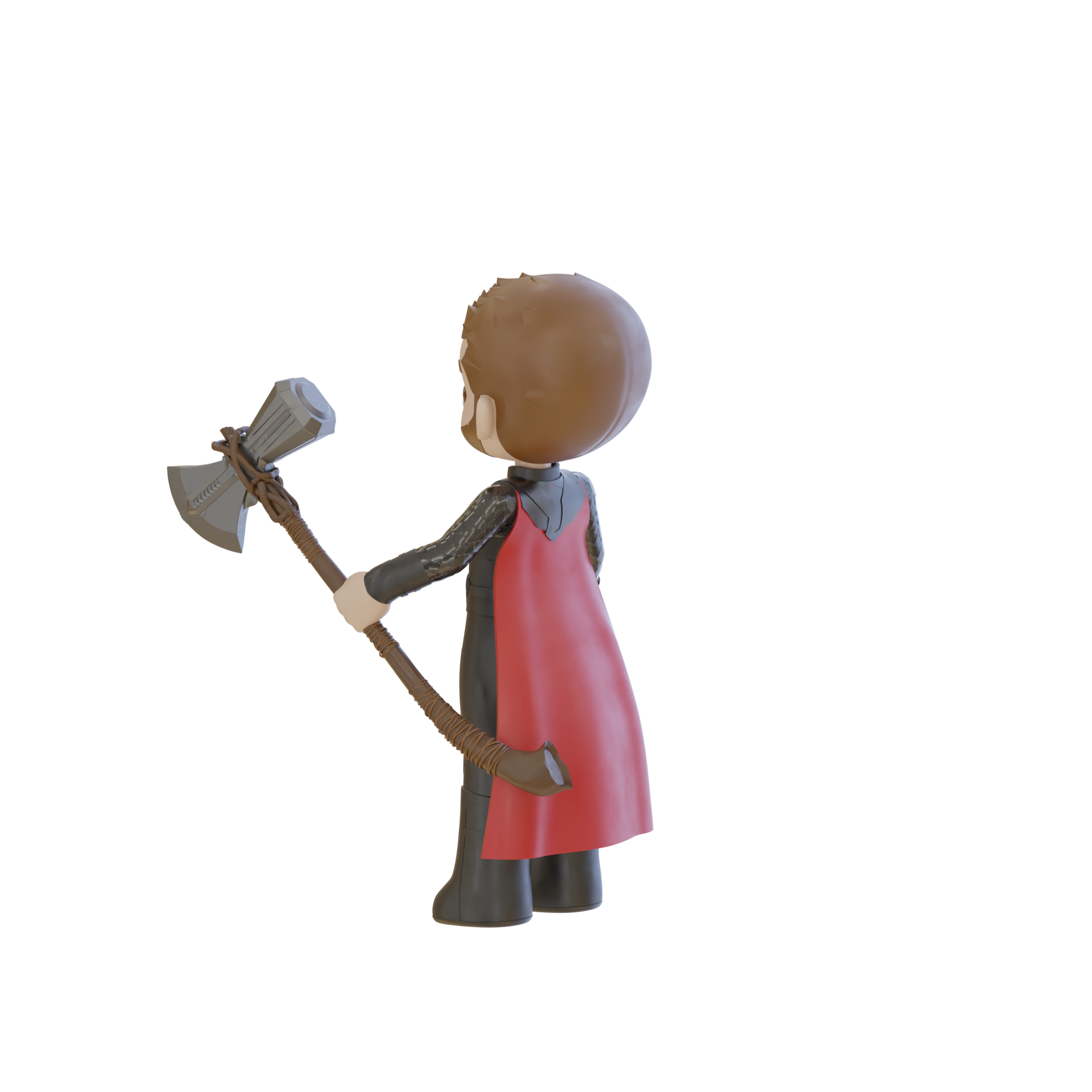 Cute Avengers Thor Infinity Figure 3D STL Model