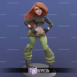 Kim Possible Stylized 3D Printing Models STL Model