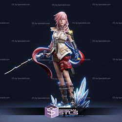 Lightning Final Fantasy 3D Printer Files STL Model