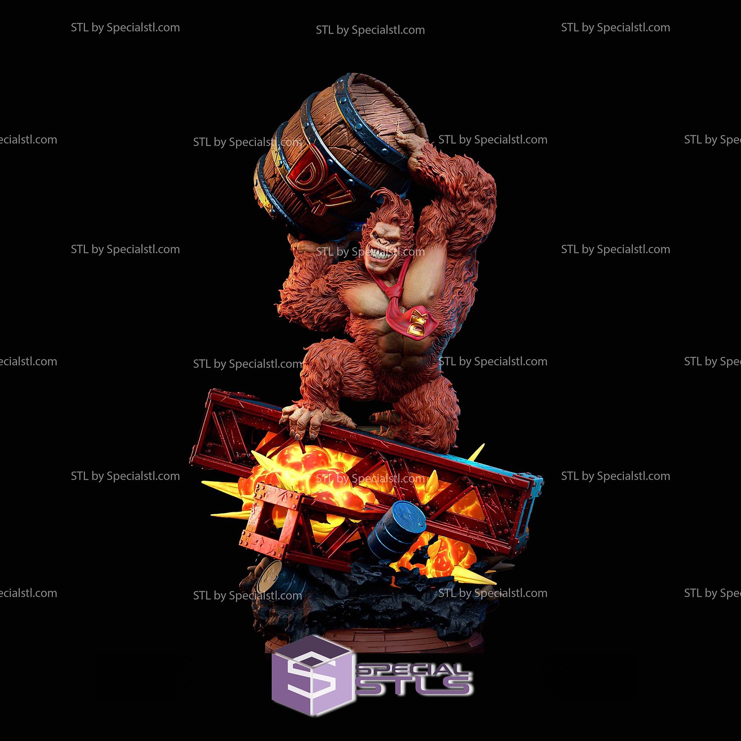 Donkey Kong Retro 3D Printer Files STL Model — view 5